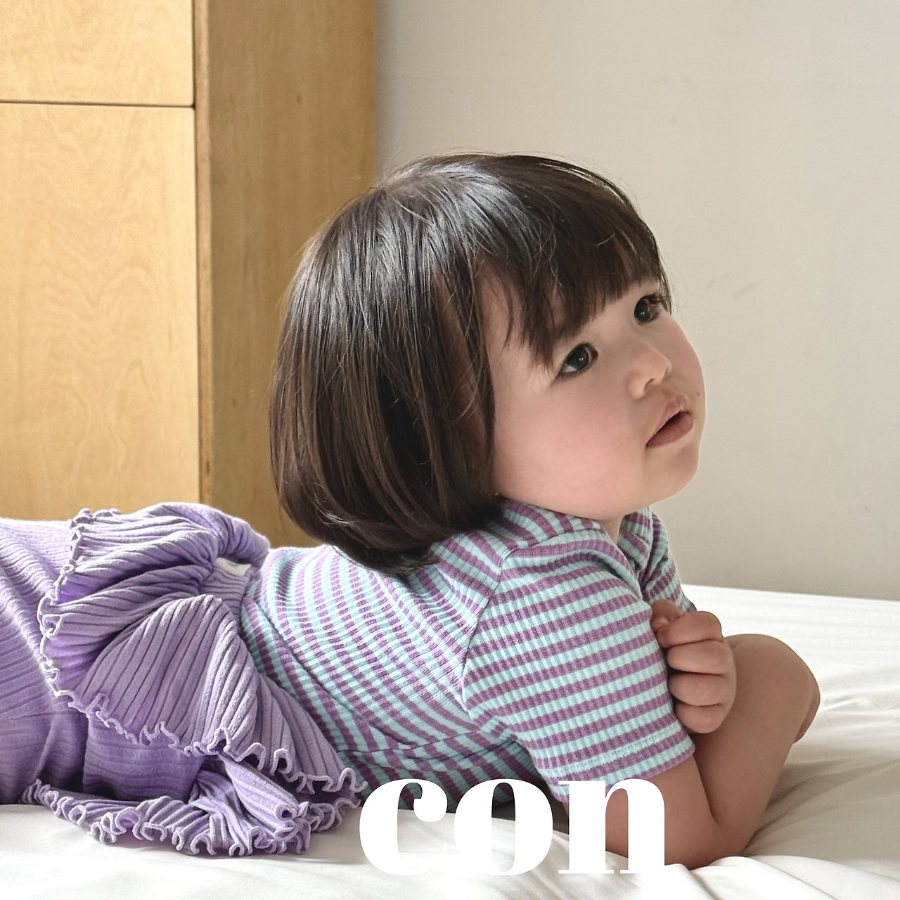 ［con］Honey bee stripe tee
