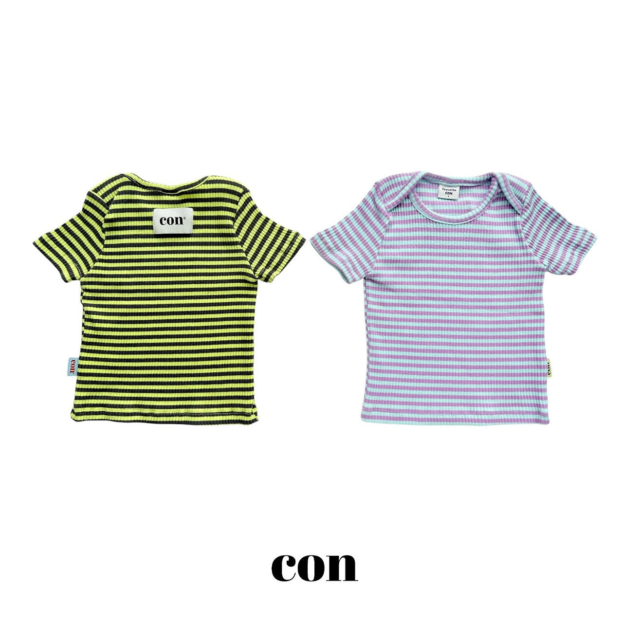 ［con］Honey bee stripe tee