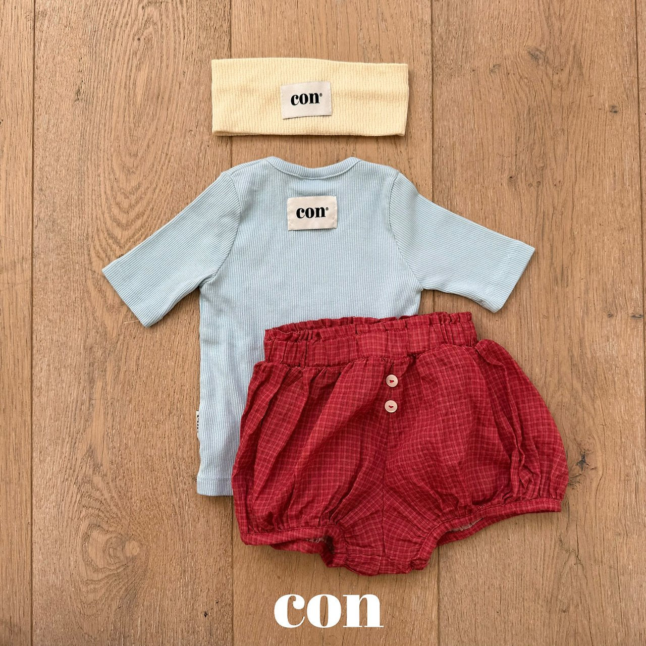 ［con］Mini check bloomer