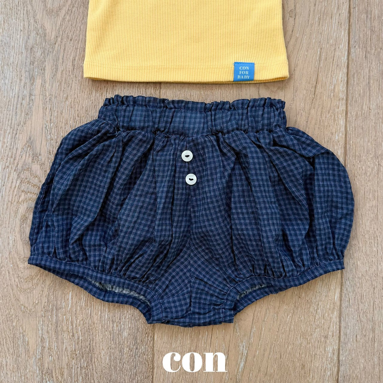 ［con］Mini check bloomer