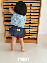 ［con］Mini check bloomer
