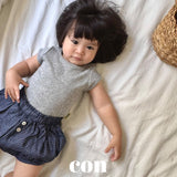 ［con］Mini check bloomer
