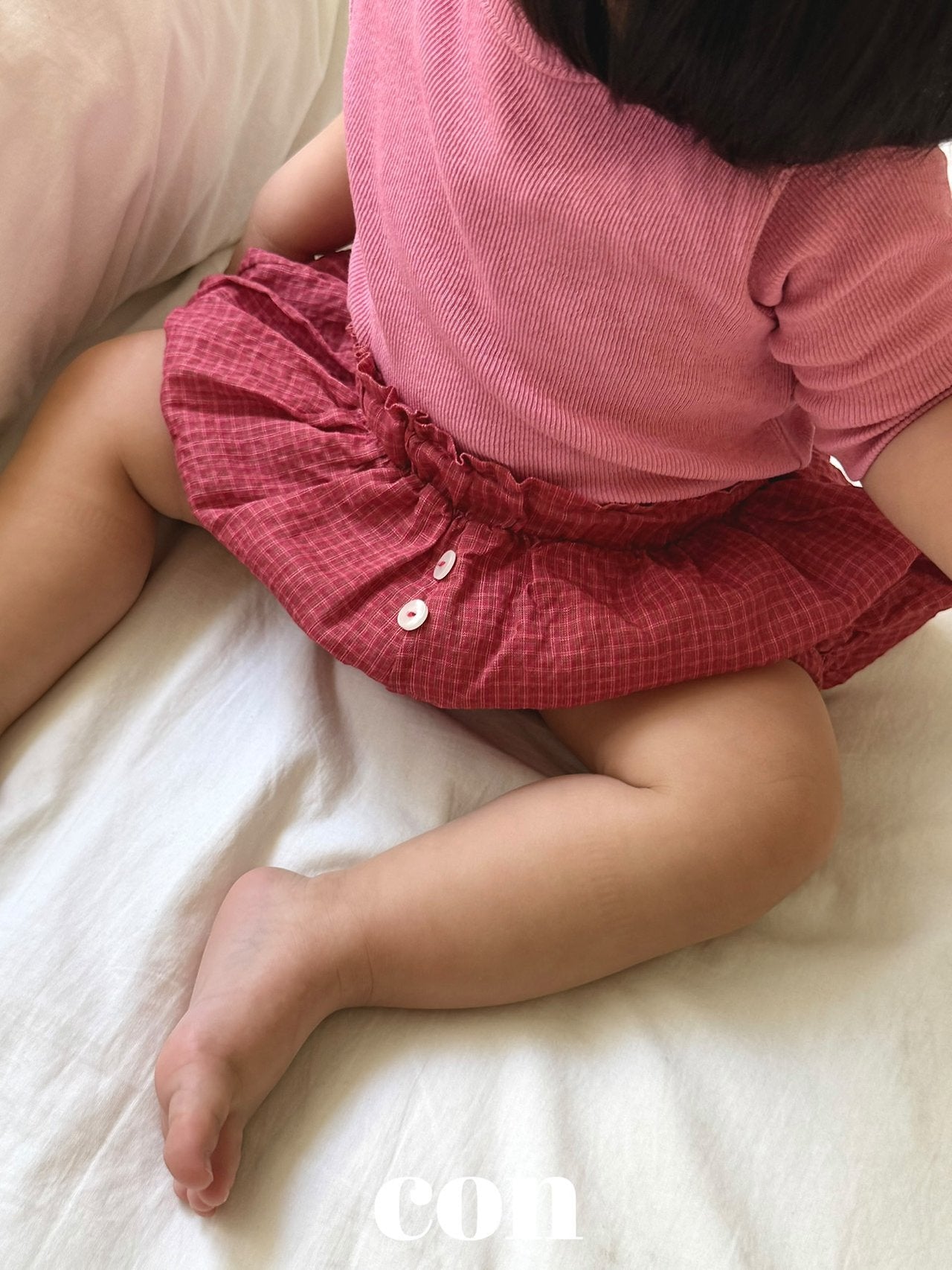 ［con］Mini check bloomer