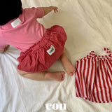 ［con］Mini check bloomer