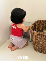 ［con］Con rib short pants