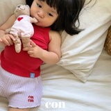 ［con］Con rib short pants