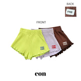 ［con］Con rib short pants