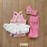 ［con］Icon stripe leggings