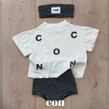 ［con］Icon stripe leggings