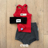［con］Icon stripe leggings