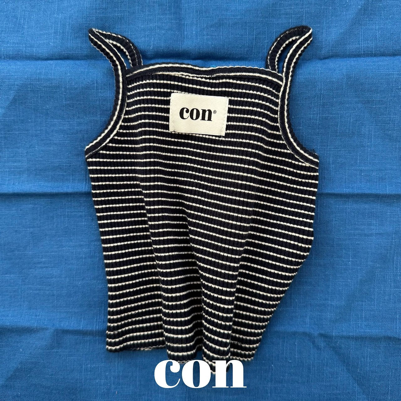 ［con］Icon stripe camisole
