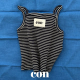 ［con］Icon stripe camisole