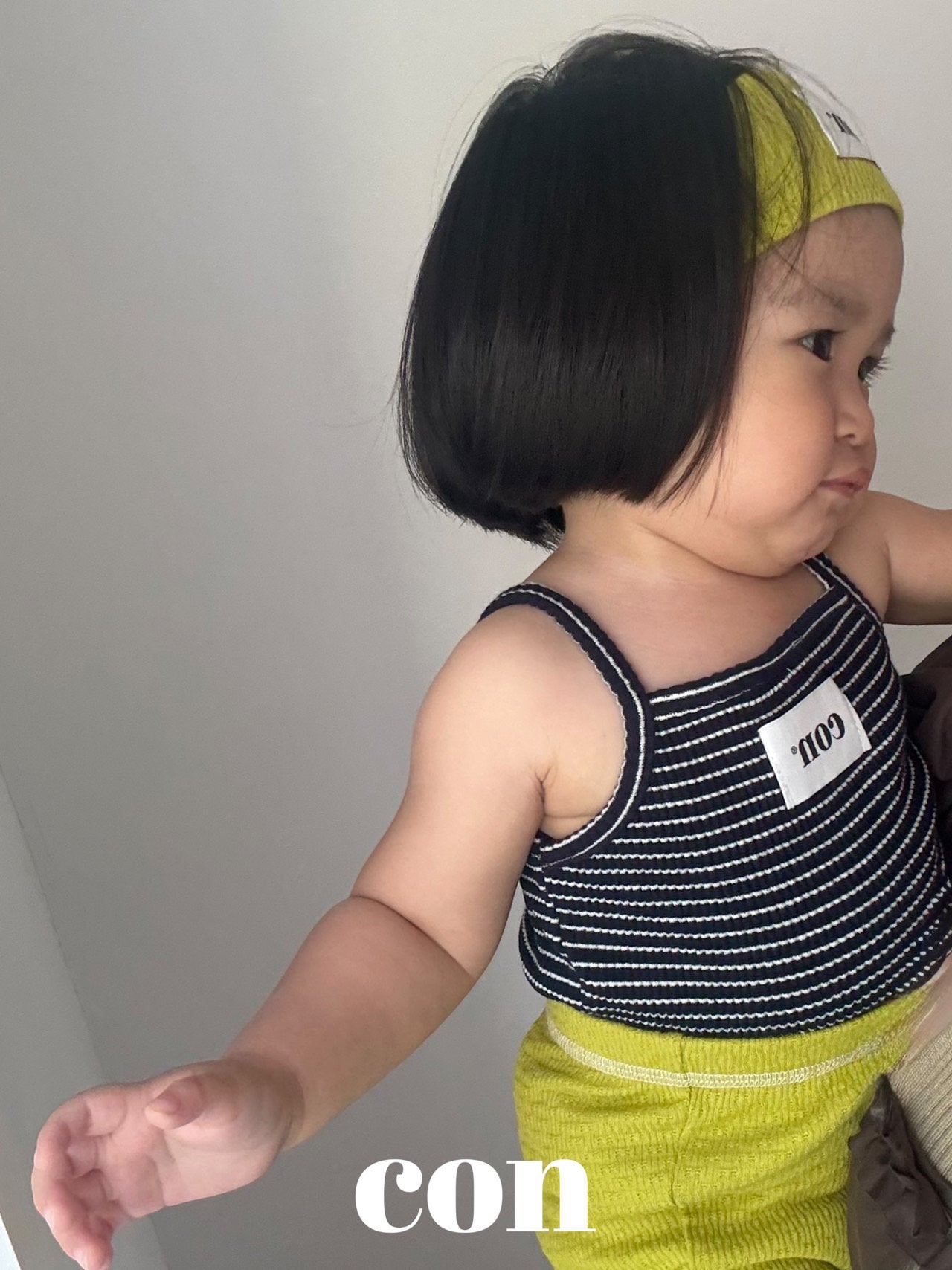 ［con］Icon stripe camisole