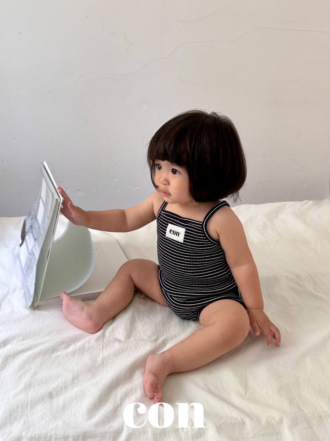 ［con］Icon stripe camisole