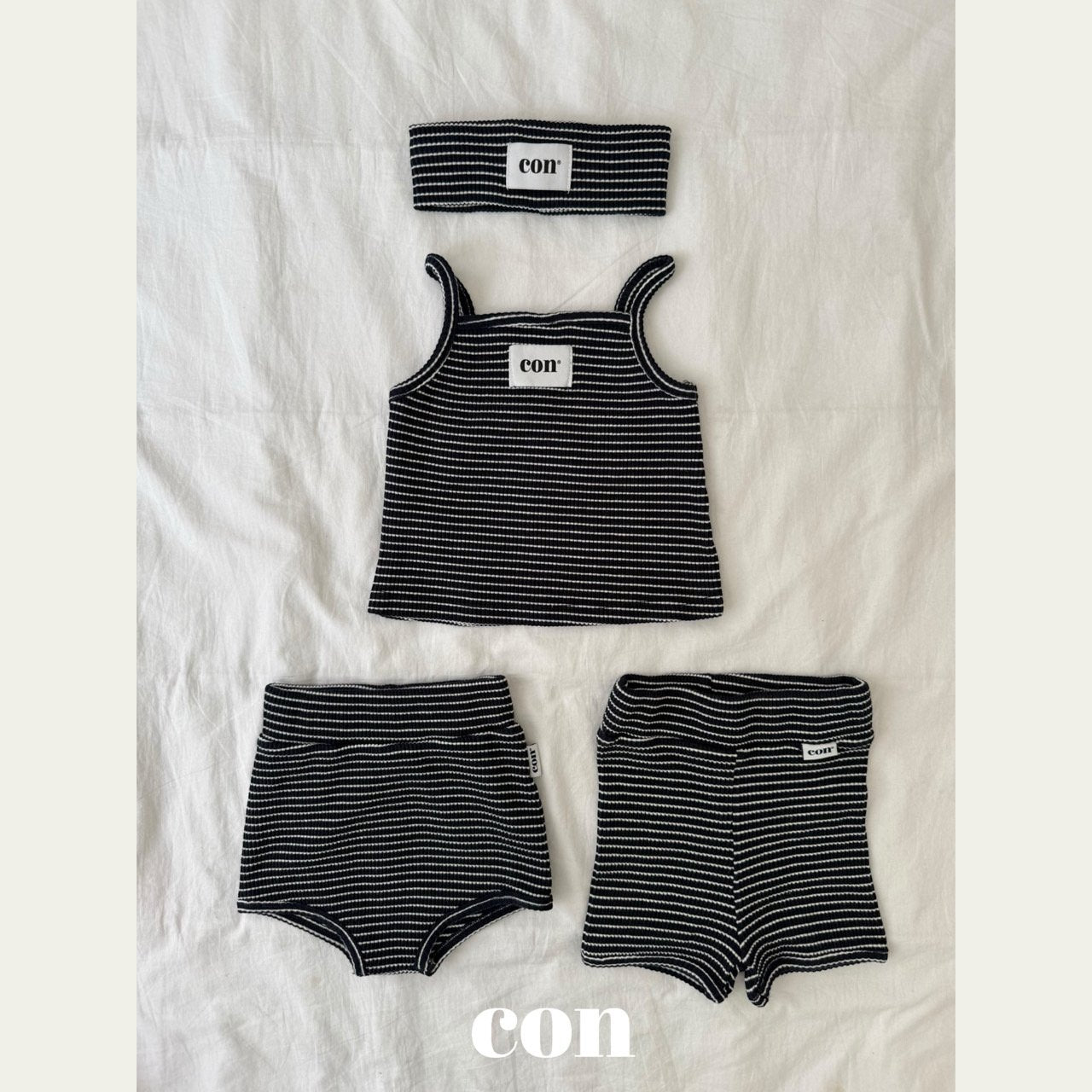 ［con］Icon stripe camisole