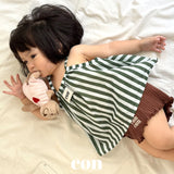 ［con］Con rib short pants