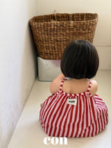［con］Salt stripe camisole blouse