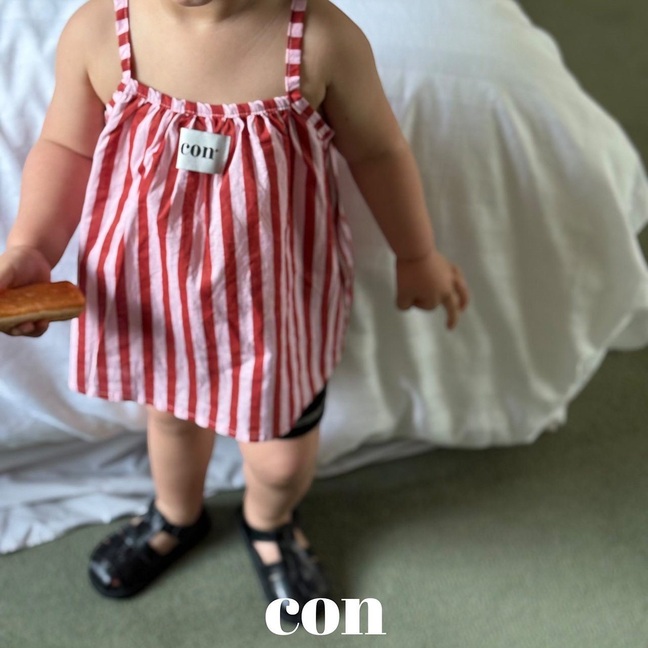 ［con］Salt stripe camisole blouse