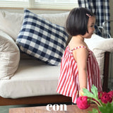 ［con］Salt stripe camisole blouse