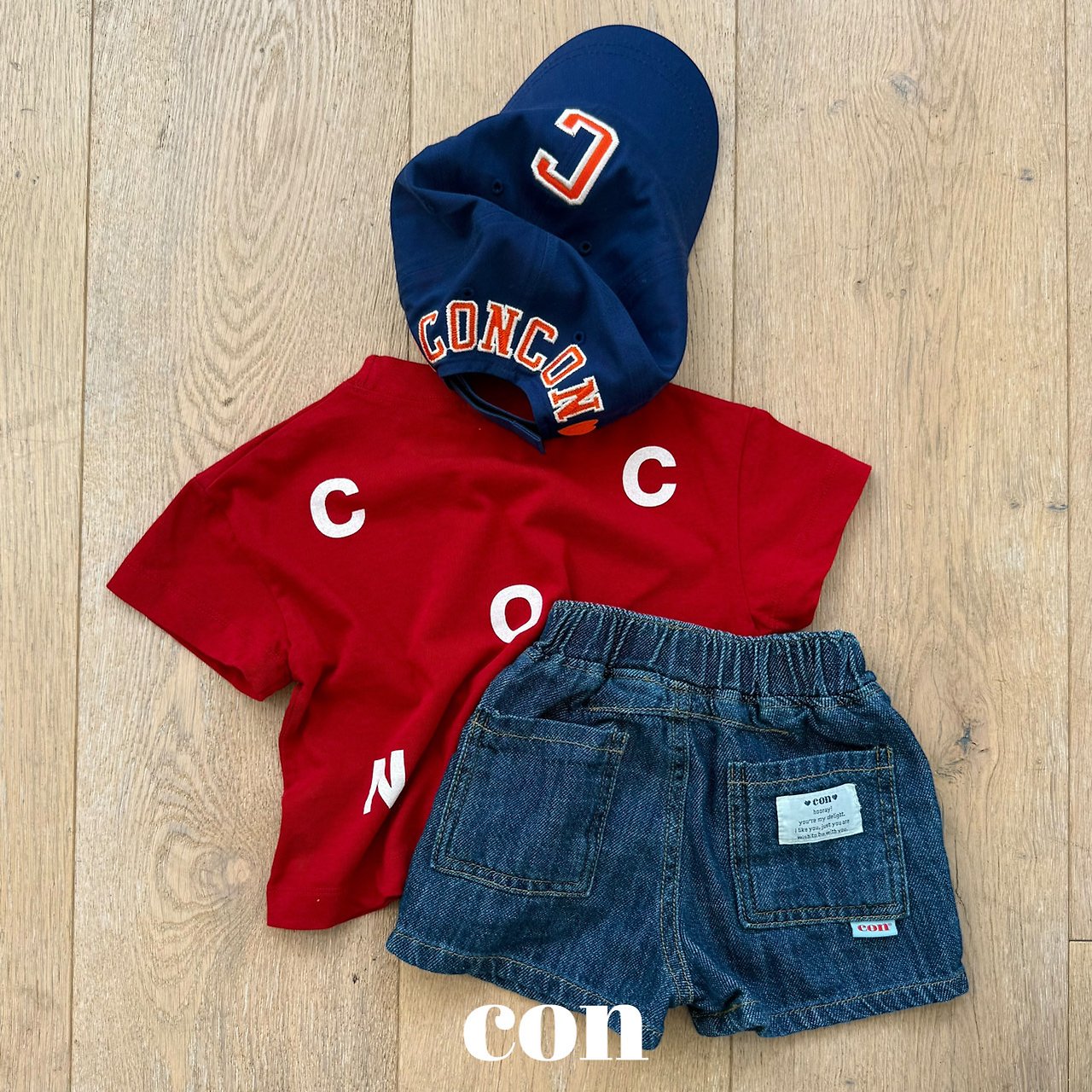 ［con］Con boxy tee