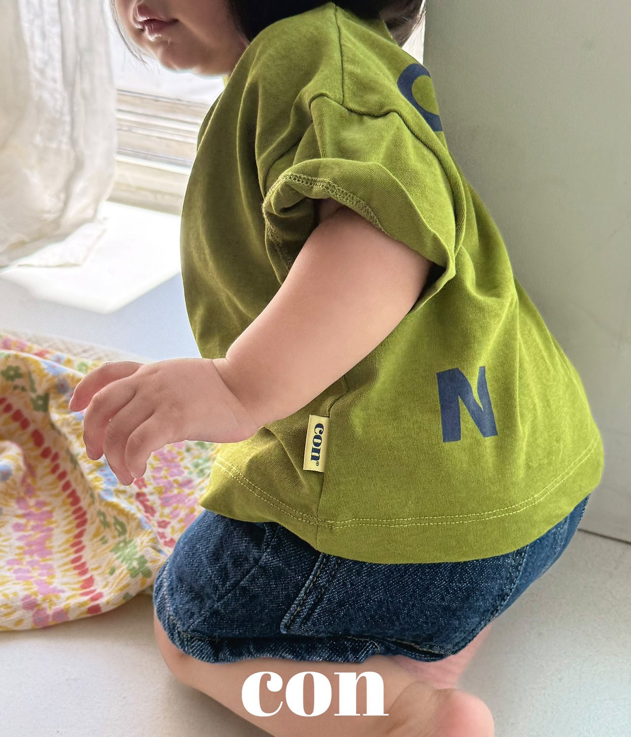 ［con］Con boxy tee