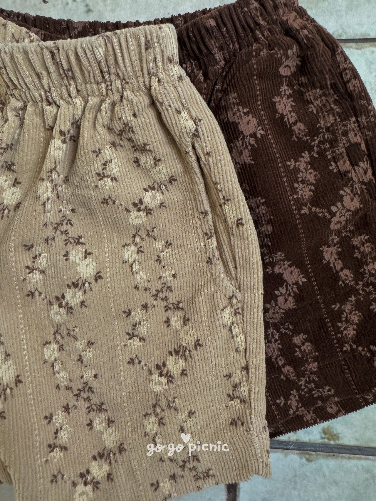 ［gogo picnic］ Ivy corduroy short pants