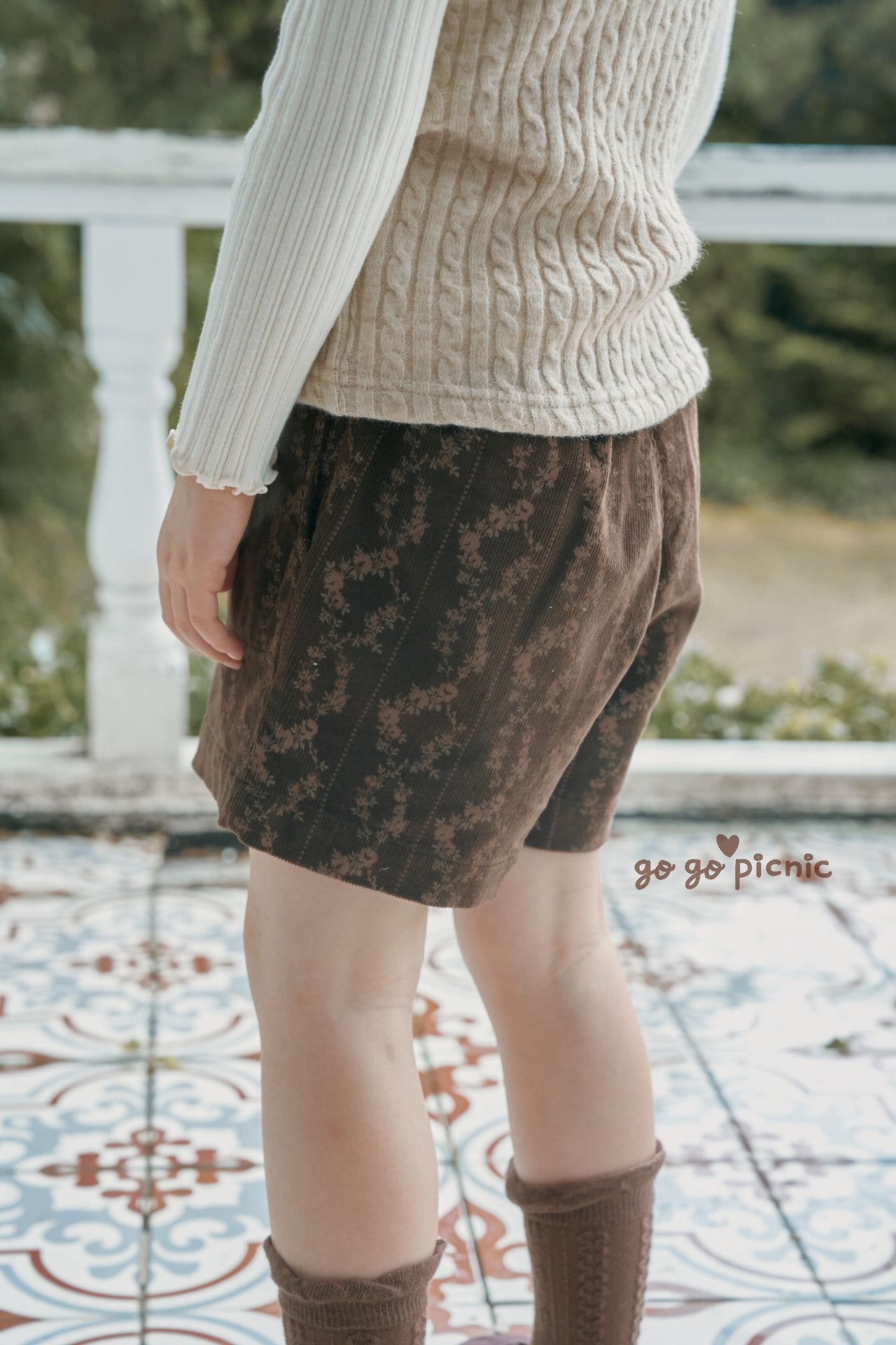 ［gogo picnic］ Ivy corduroy short pants