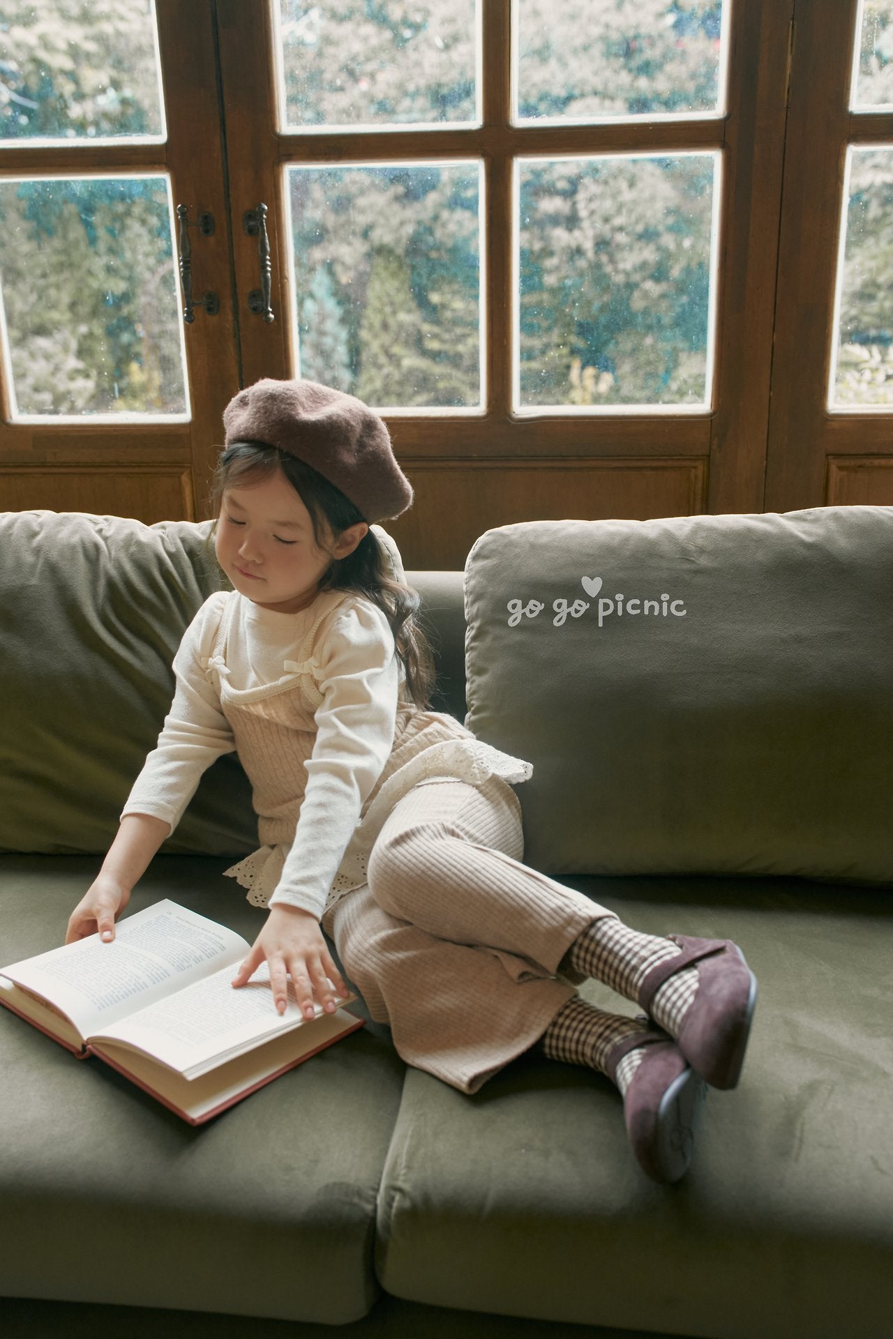 ［gogo picnic］Luna bootscut pants