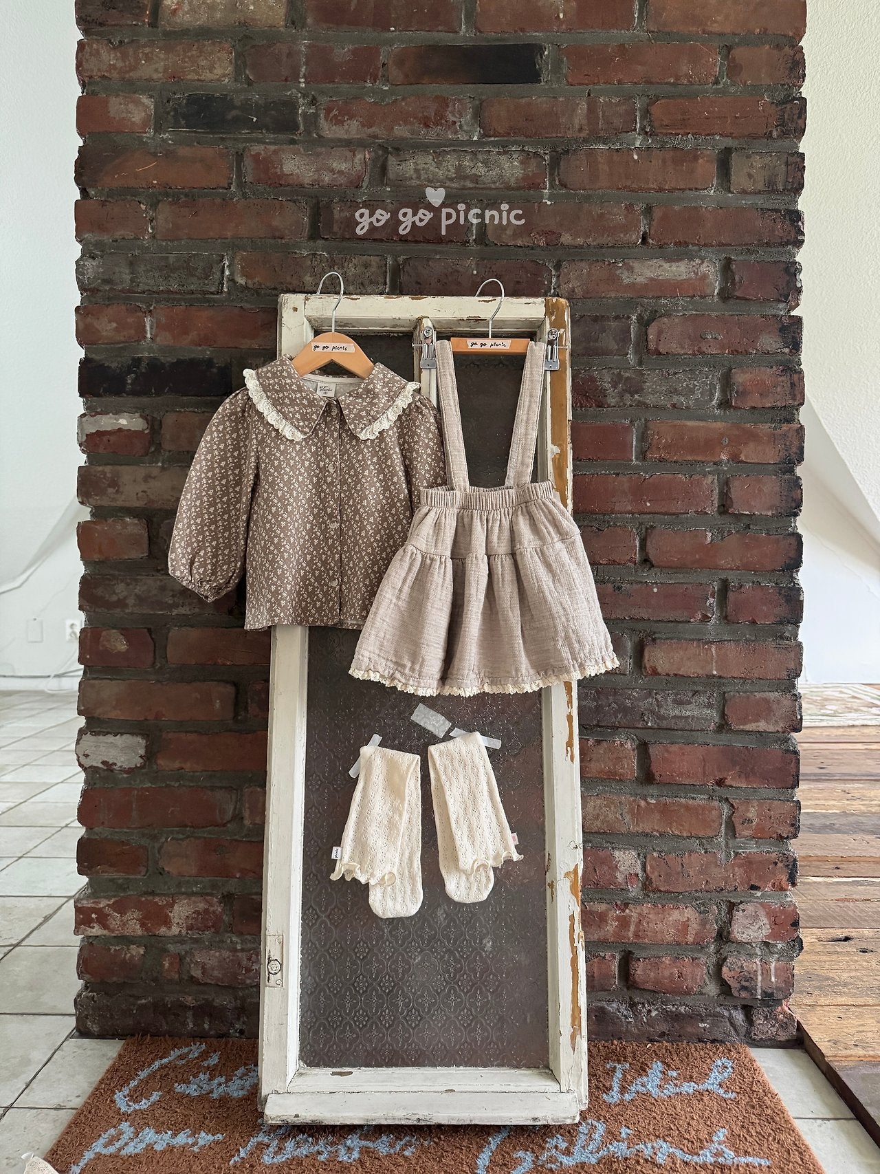 ［gogo picnic］Emilly suspender skirt