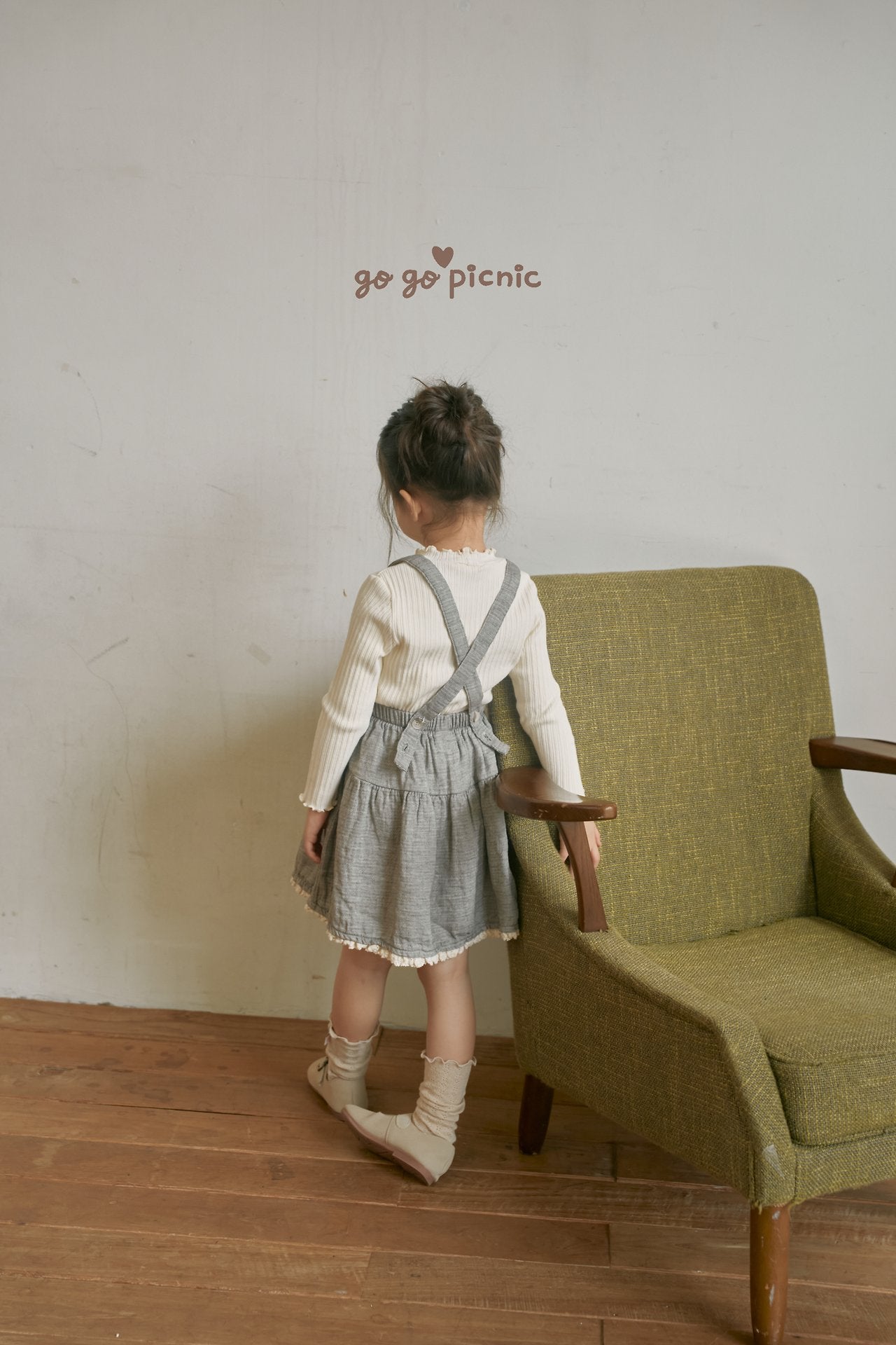 ［gogo picnic］Emilly suspender skirt