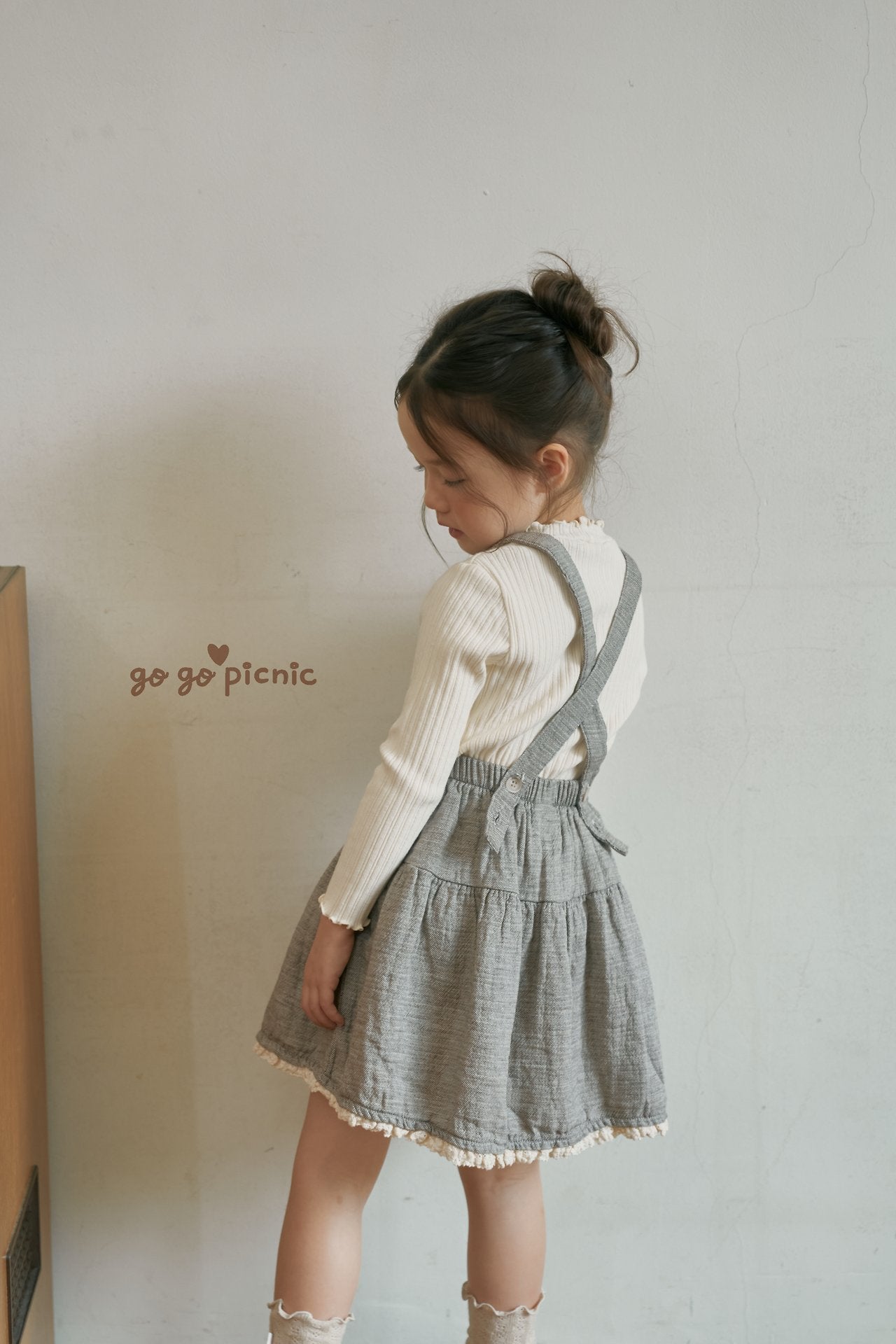 ［gogo picnic］Emilly suspender skirt