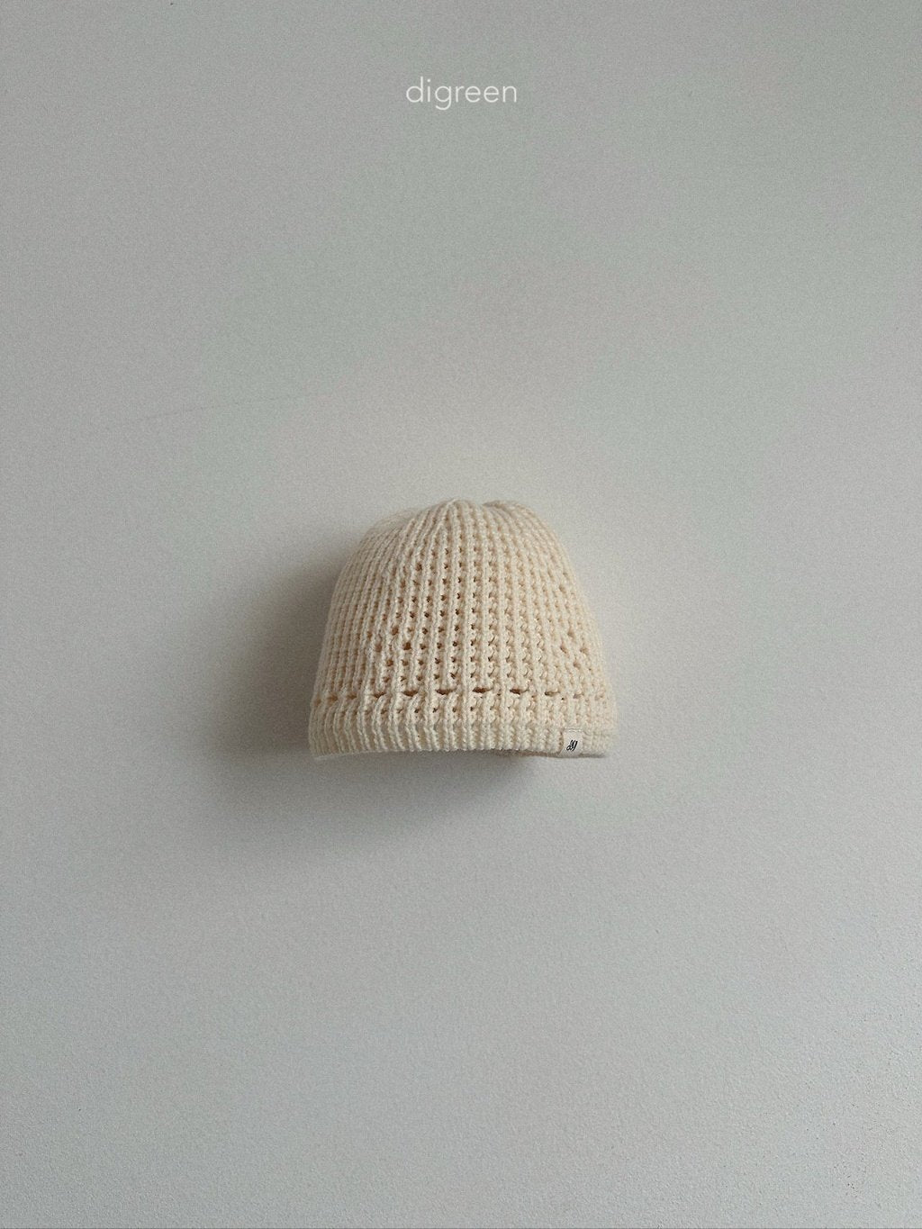 ［digreen］Eyelet beanie