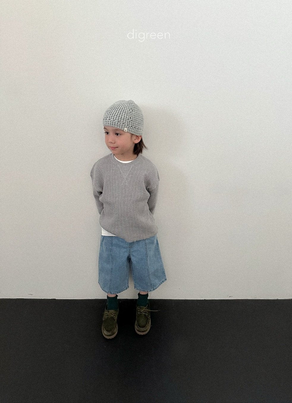 ［digreen］Eyelet beanie
