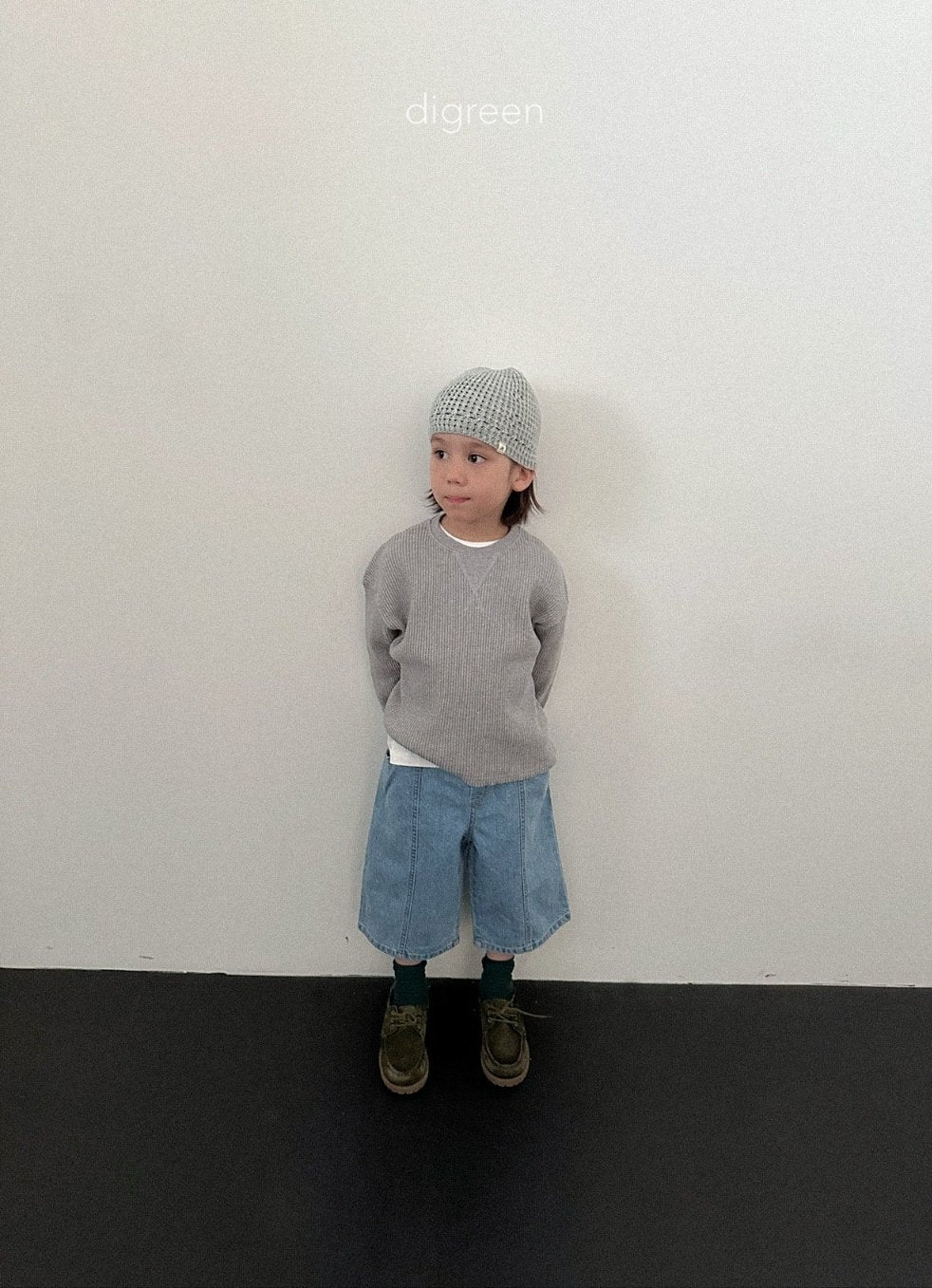 ［digreen］Eyelet beanie