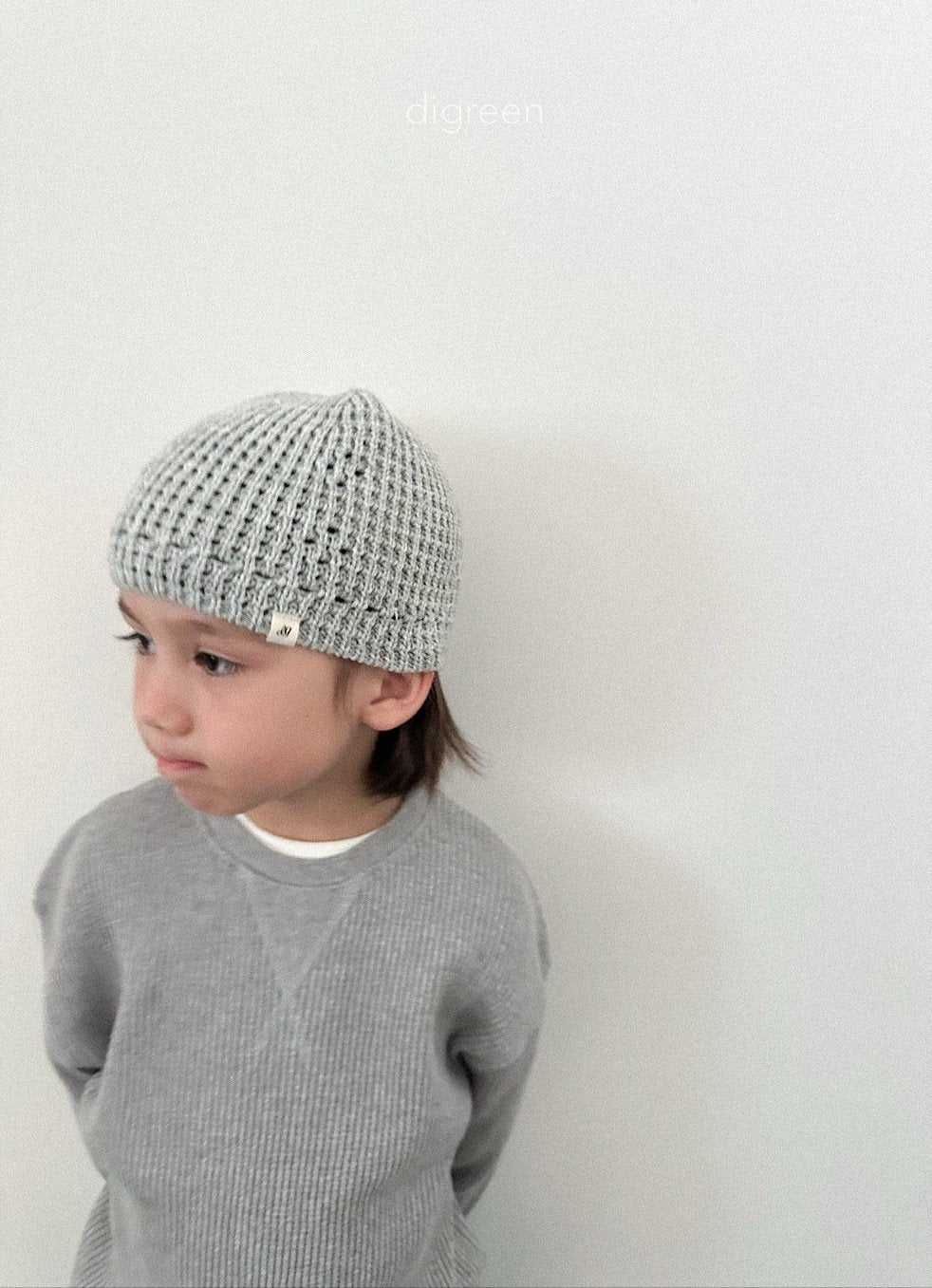 ［digreen］Eyelet beanie