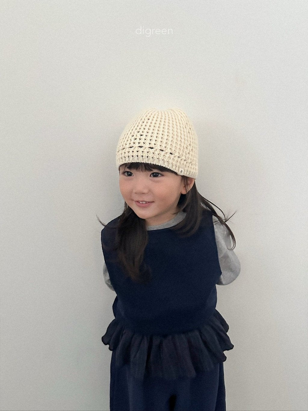 ［digreen］Eyelet beanie