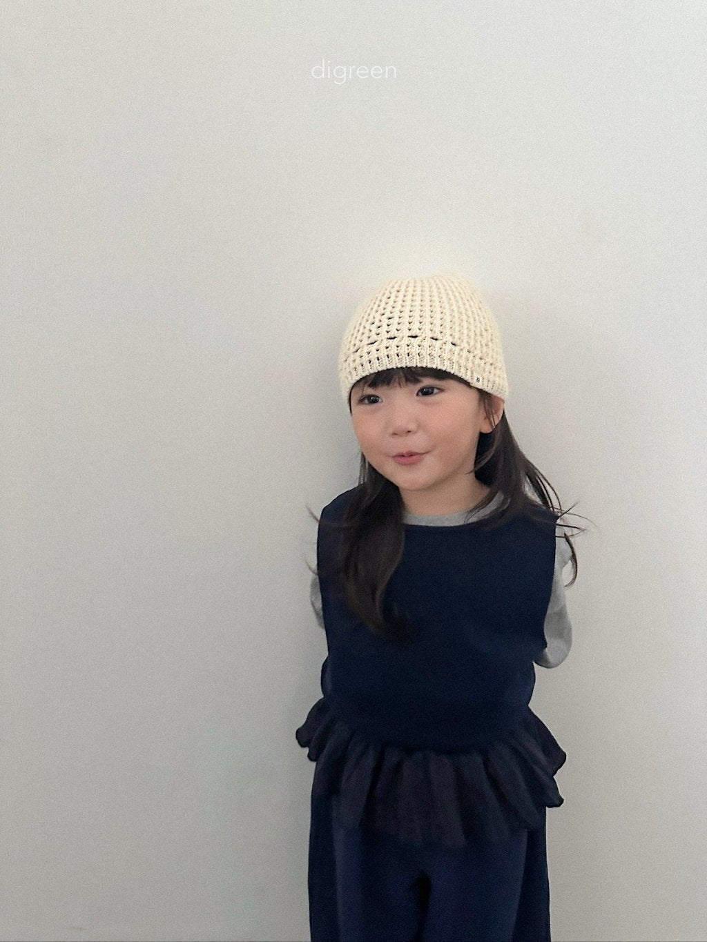 ［digreen］Eyelet beanie