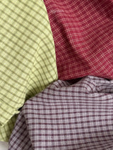 ［digreen］Picnic check shirt