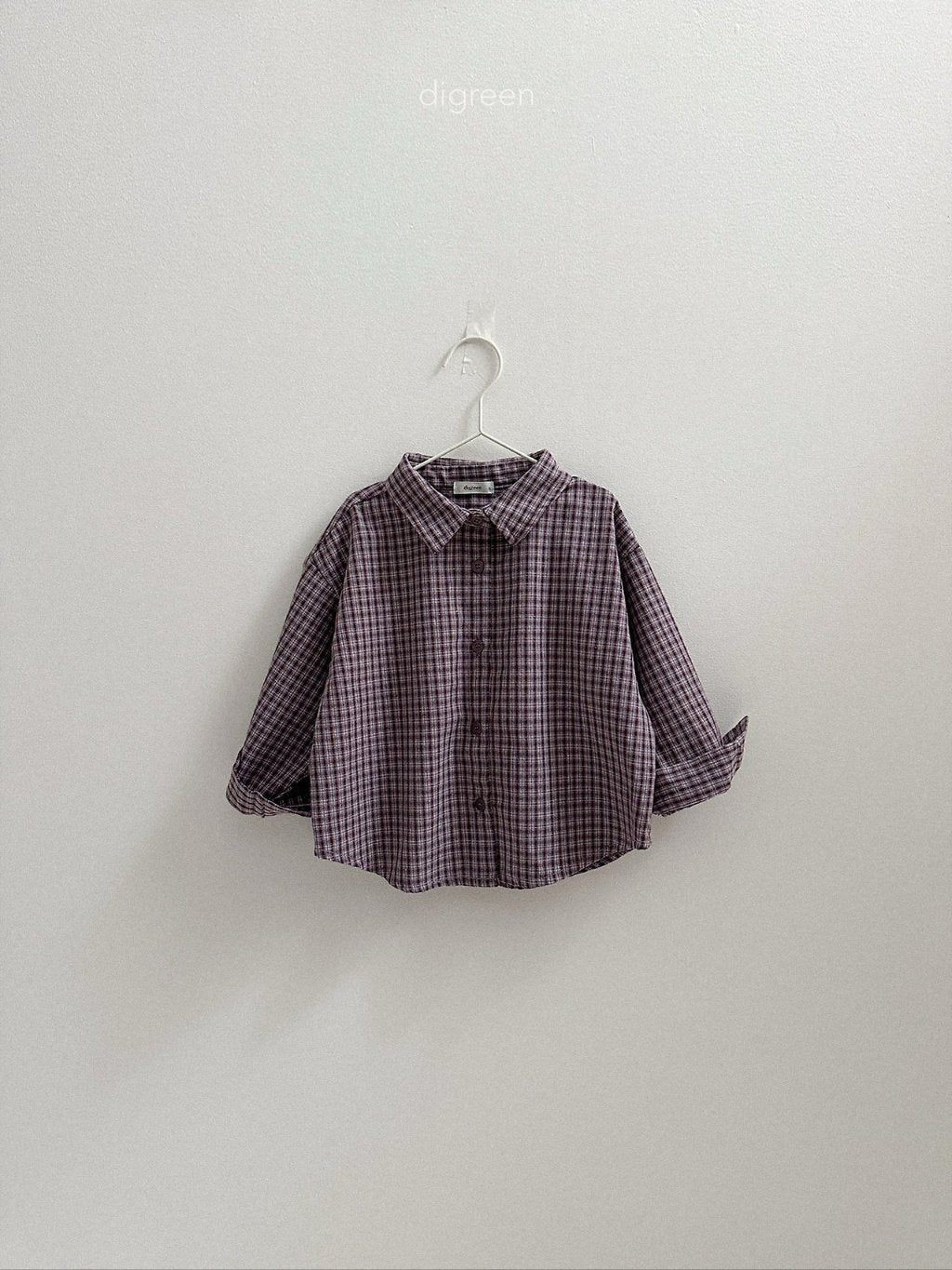 ［digreen］Picnic check shirt