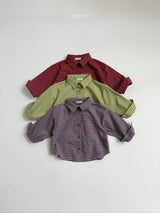 ［digreen］Picnic check shirt