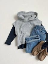 ［digreen］Woody hooded vest