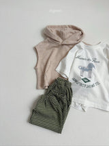 ［digreen］Woody hooded vest
