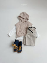 ［digreen］Woody hooded vest