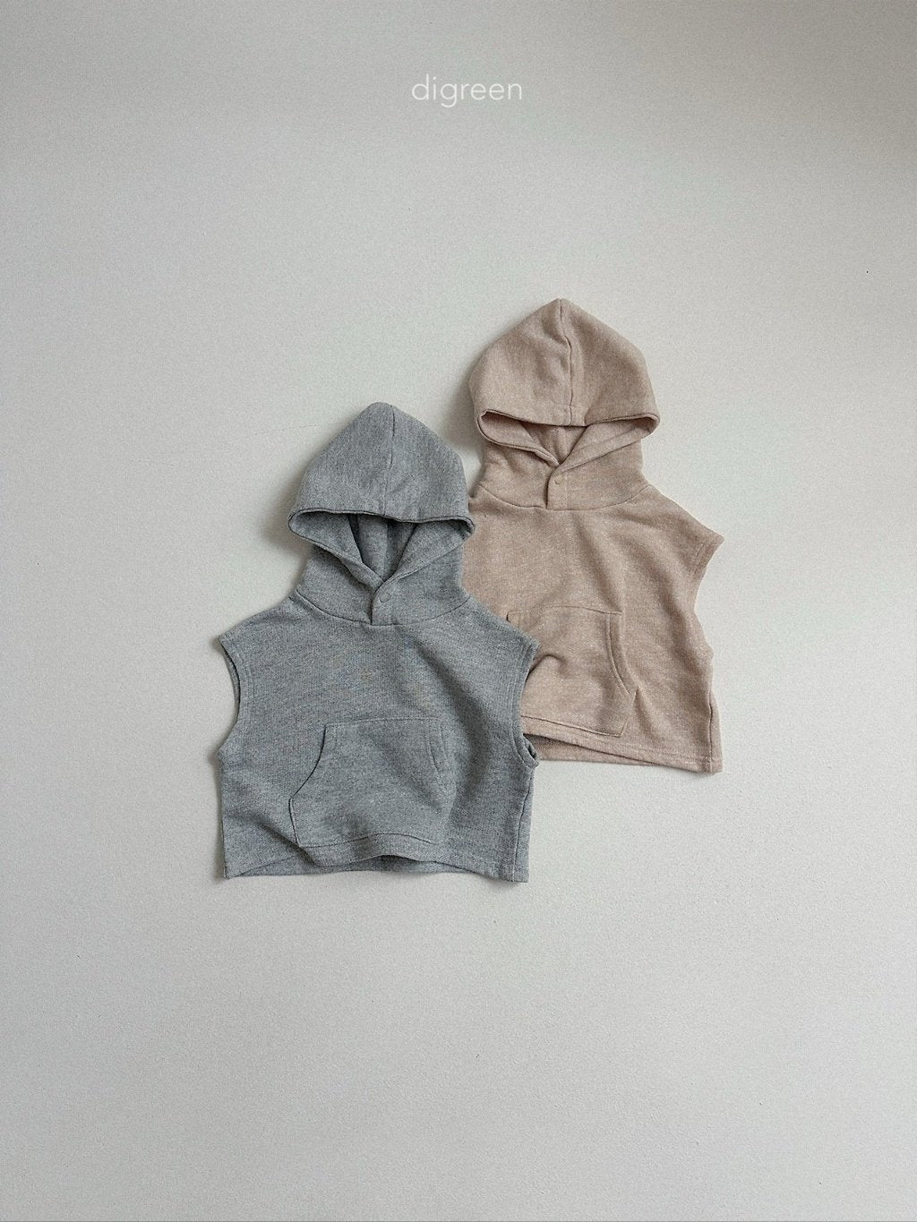 ［digreen］Woody hooded vest
