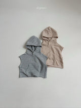 ［digreen］Woody hooded vest