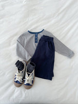 ［digreen］Henley neck aletty tee