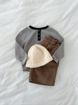 ［digreen］Henley neck aletty tee