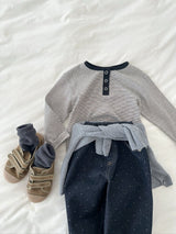 ［digreen］Henley neck aletty tee