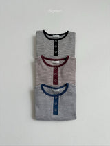 ［digreen］Henley neck aletty tee