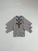 ［digreen］Henley neck aletty tee